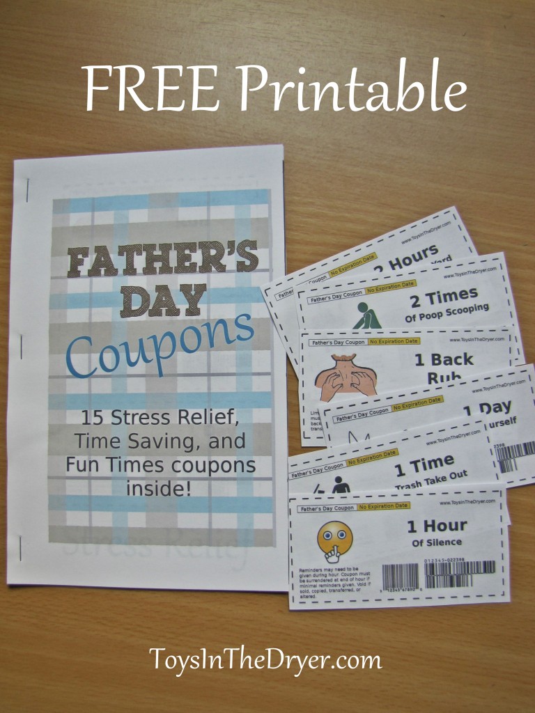 Free Father's Day Printable Coupons