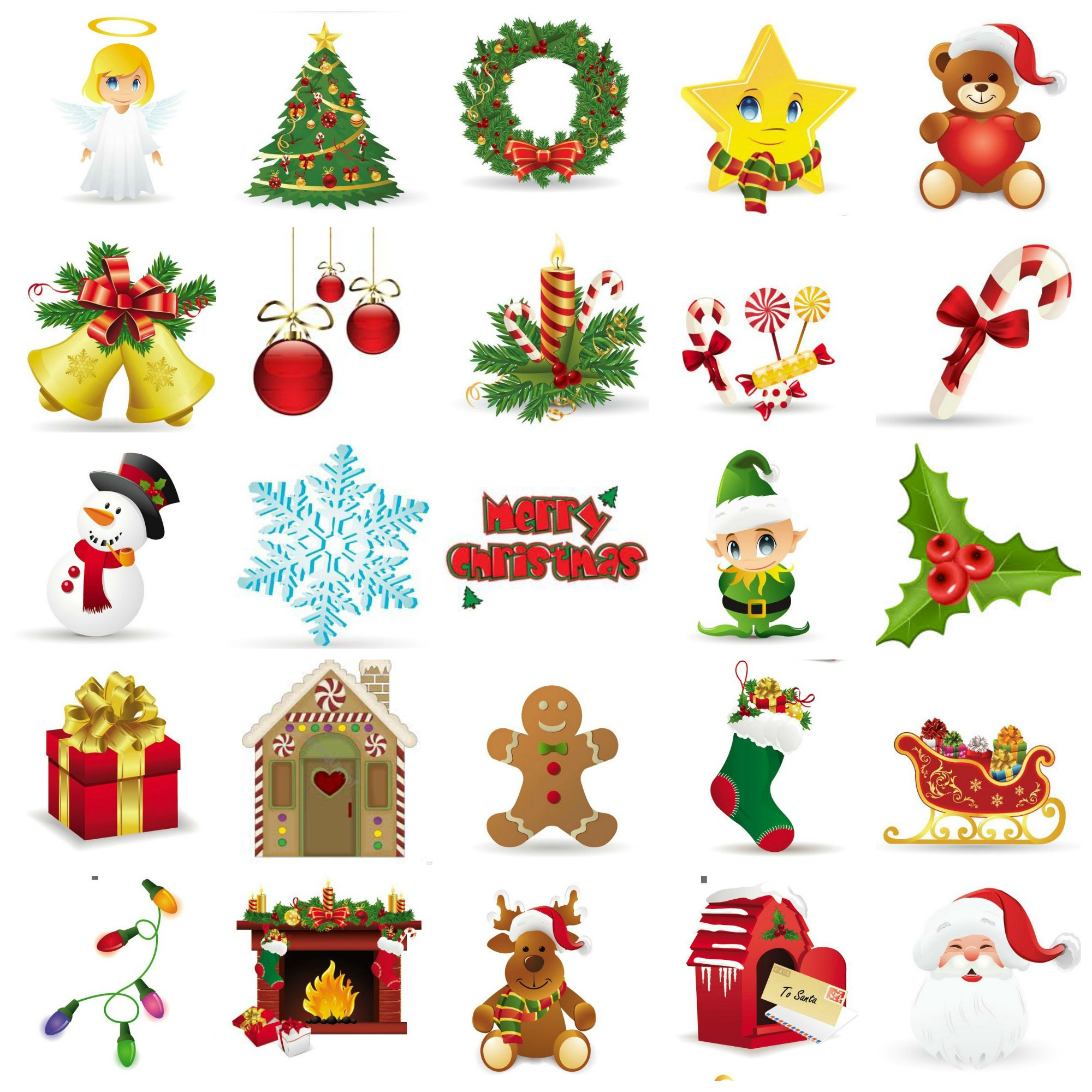 Free Printable Christmas Cutouts | Farrah Printable